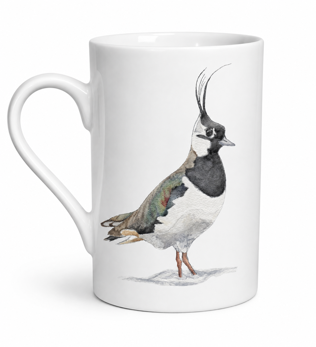 Lapwing Bone China Mug – 10oz Nature Lover & Birdwatcher Gift