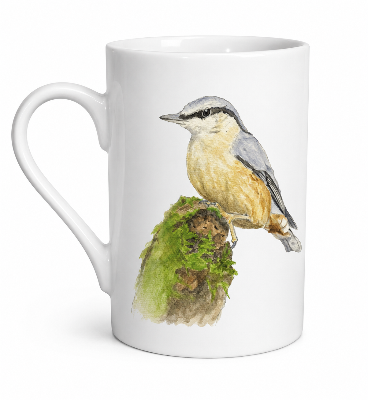 Nuthatch Bone China Mug – 10oz Woodland Wildlife Gift
